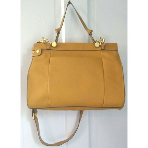 Foley & Corinna Crossbody Mustard Satchel - Picture 7 of 8